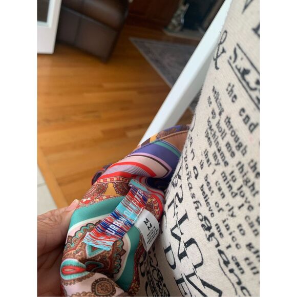 Urban Outfitters Mallory Cowl Neck Mini Slip Dress Spaghetti Strap NWT - Picture 4 of 12